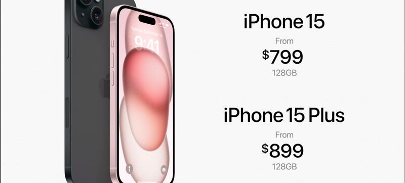 Precios del iPhone 15
