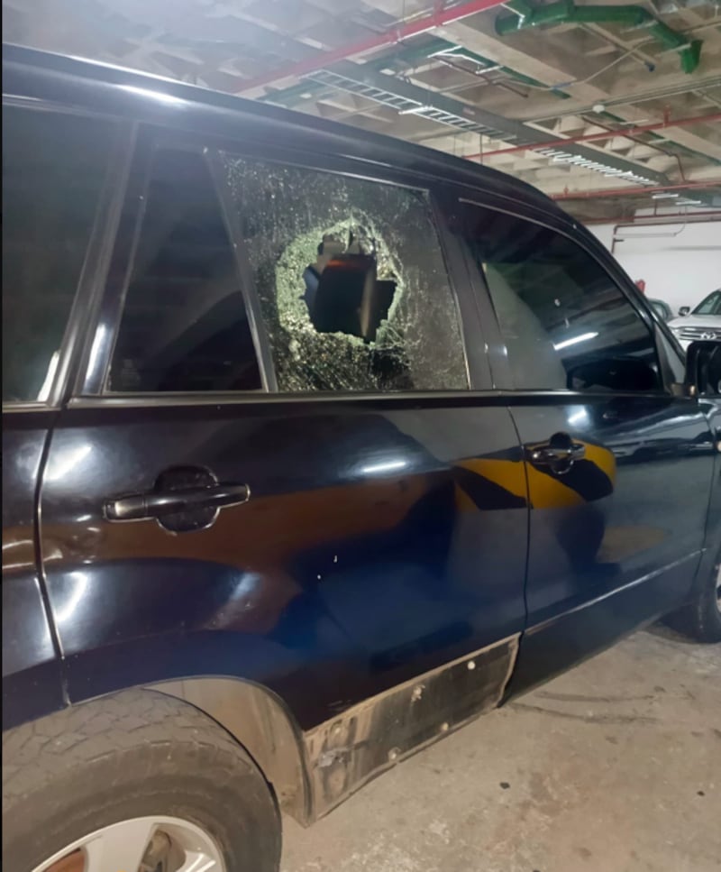 Presidente Daniel Noboa mostró cómo quedaron los vehículos del convoy humanitario atacado en Otavalo