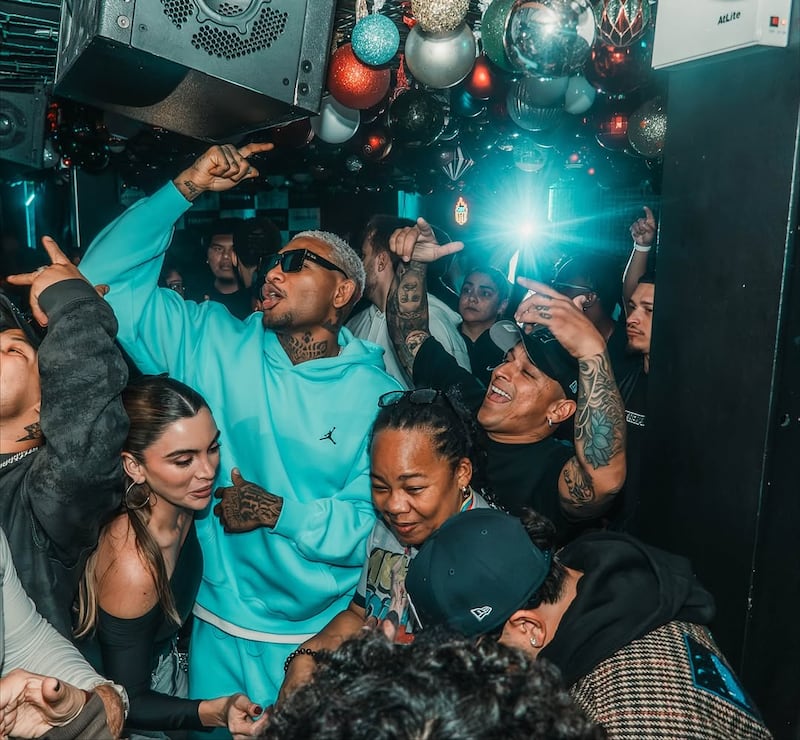 Así festejo Michael Morales su victoria sobre Sean Brady.