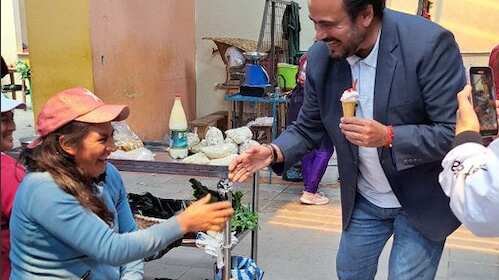 Paúl Carrasco, candidato a la Alcaldía de Cuenca.