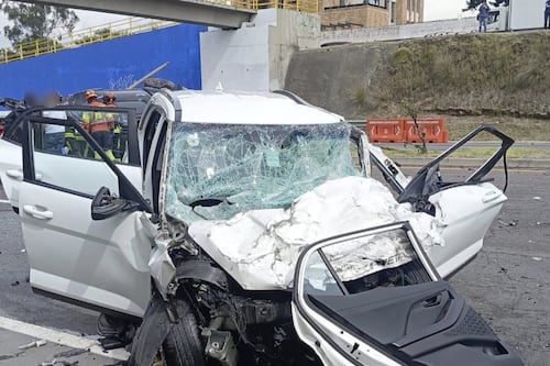 Suben a cuatro los heridos por fuerte accidente en la Ruta Viva: La vía al aeropuerto está cerrada