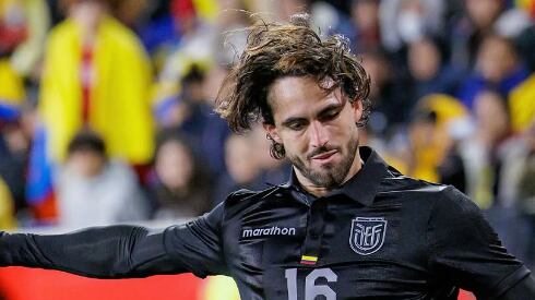 Leonardo Campana marcó su primer gol con la selección absoluta de Ecuador.