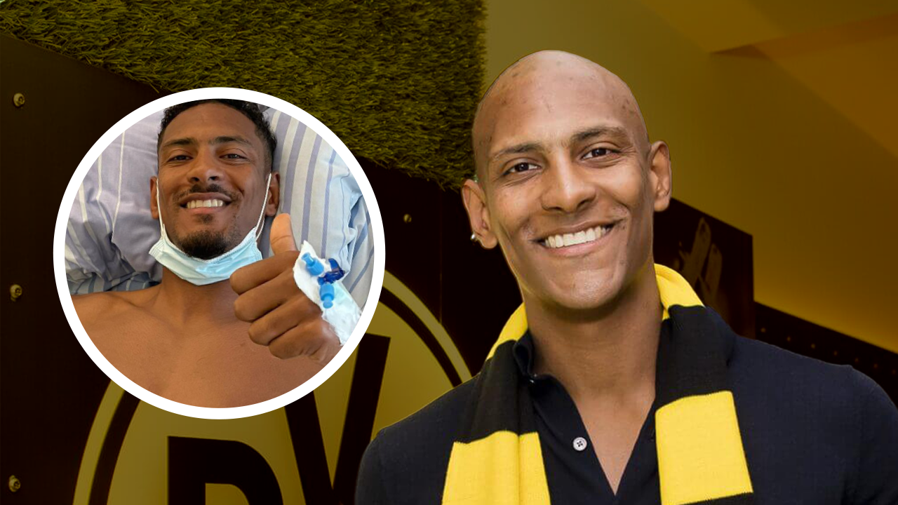 Sebastién Haller con el Borussia Dortmund