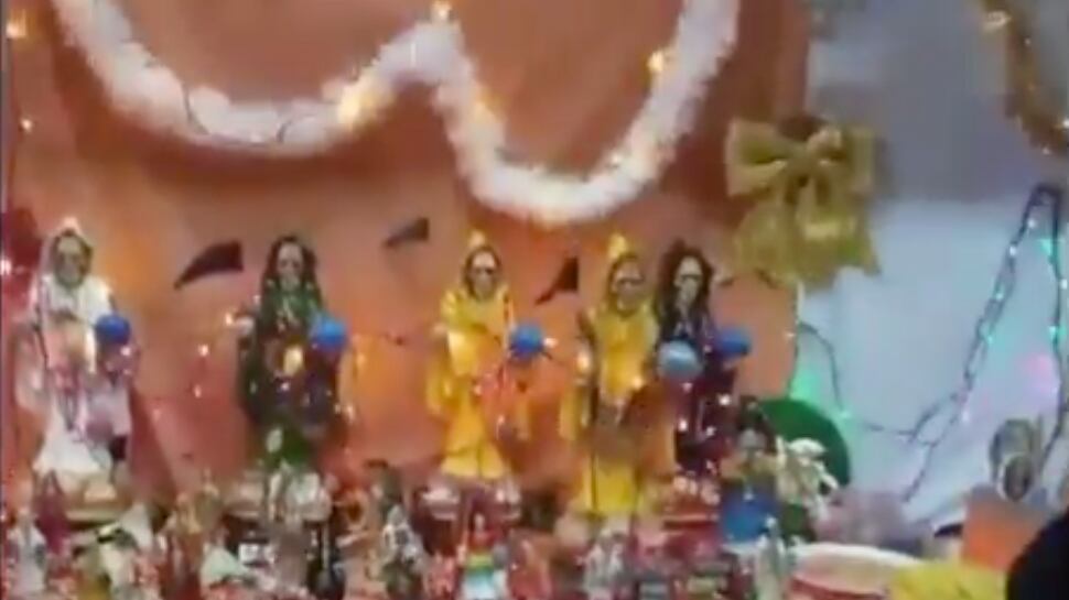 Altar de culto a la “santa muerte” en operativo de control militar en Quevedo