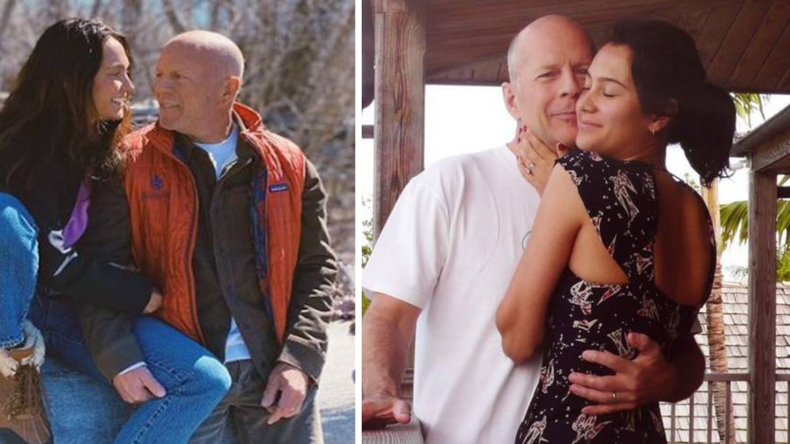 Bruce Willis y su esposa