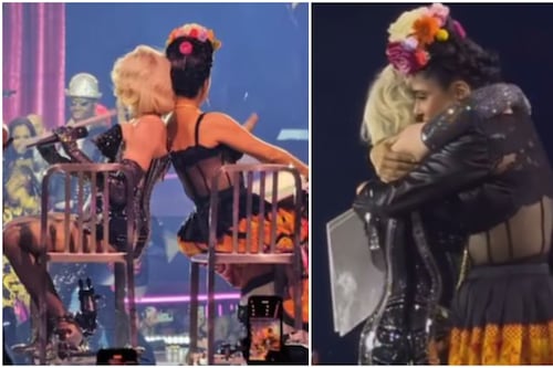 No es un traje “de Frida Kahlo”: el verdadero significado de la vestimenta de Salma Hayek en concierto de Madonna