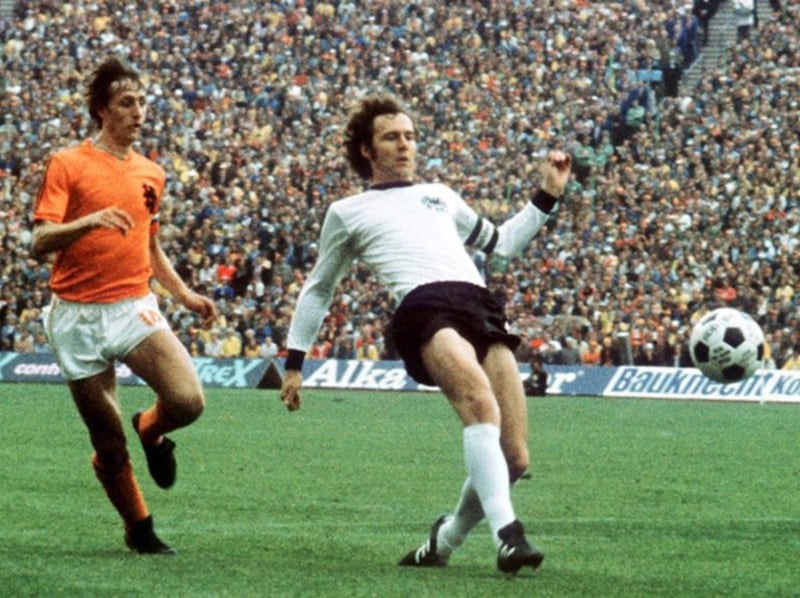 Franz Beckenbauer, capitán de Alemania en la conquista del Mundial de 1974