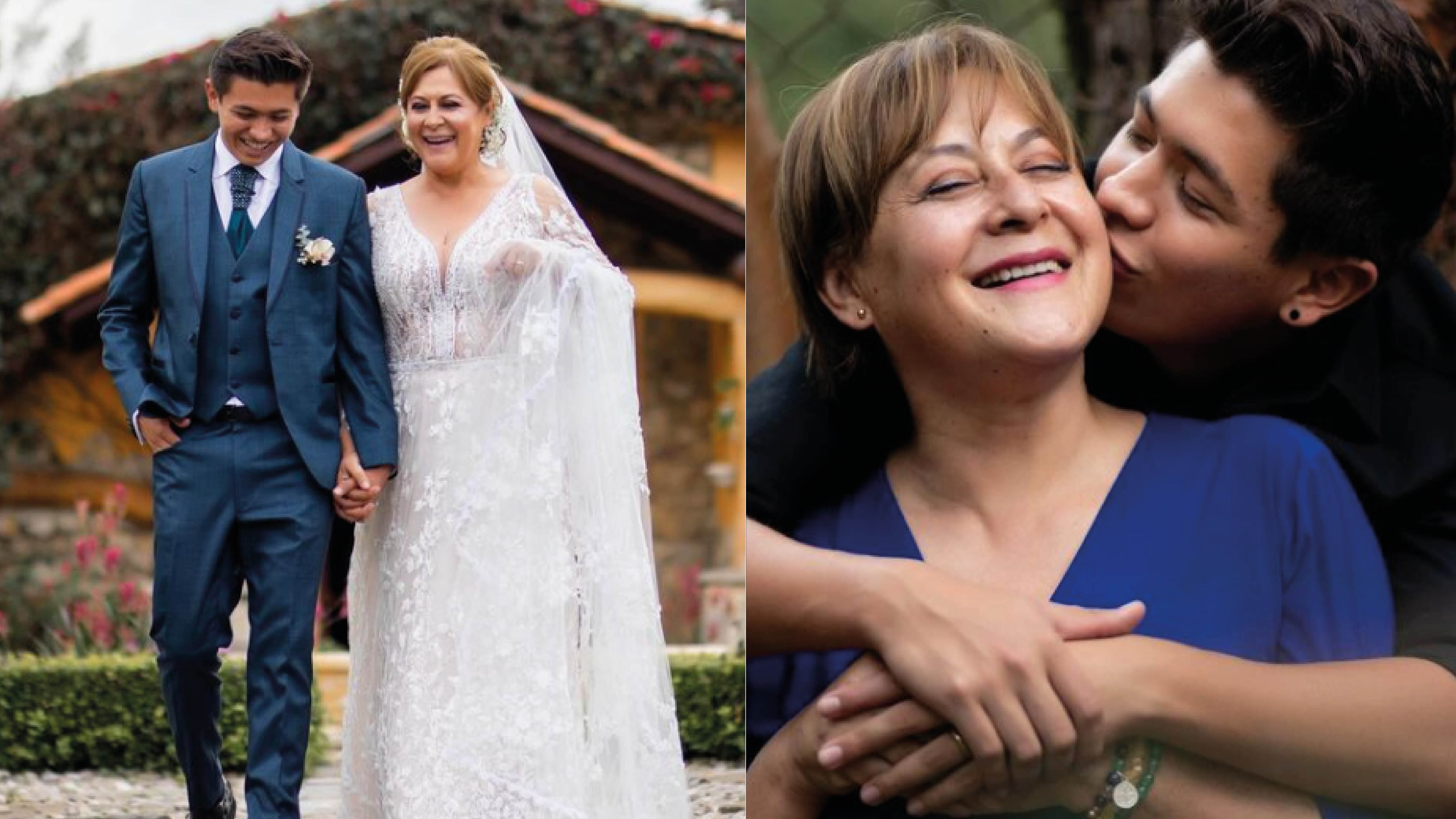 Alina Lozano y su esposo 30 años menor que ella
