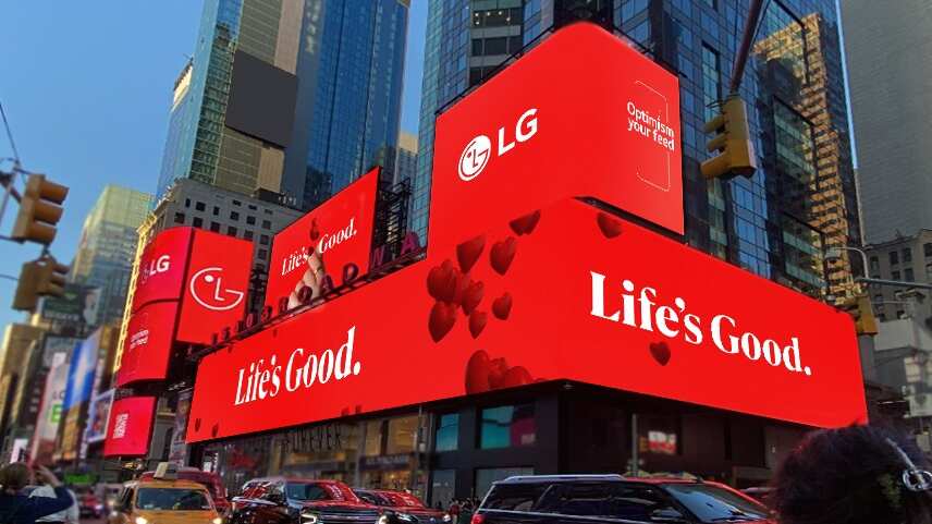 LG Electronics (LG) lanzó la campaña global llamada ‘Optimism your feed’