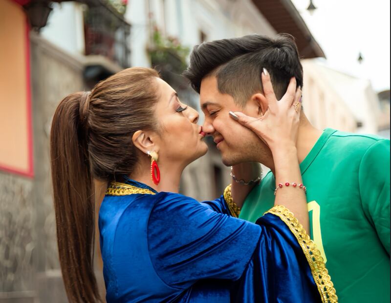 Willie Tamayo con su madre, Paulina Tamayo