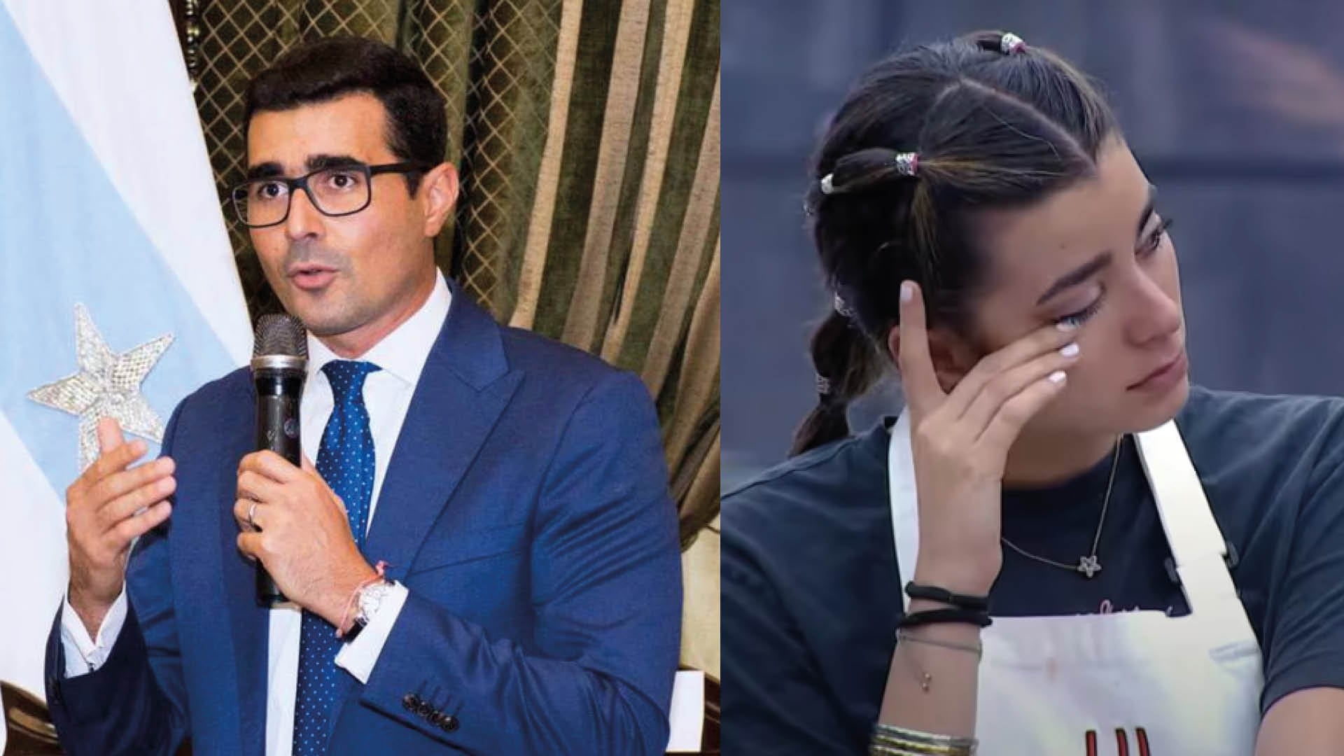 El mensaje de Andrés Guschmer tras la salida de Luciana de Masterchef Celebrity Ecuador