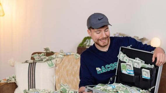 Mrbeast alborotó las redes con su sorteo. / Foto: Instagram