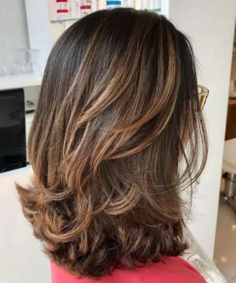 Corte de cabello en capas