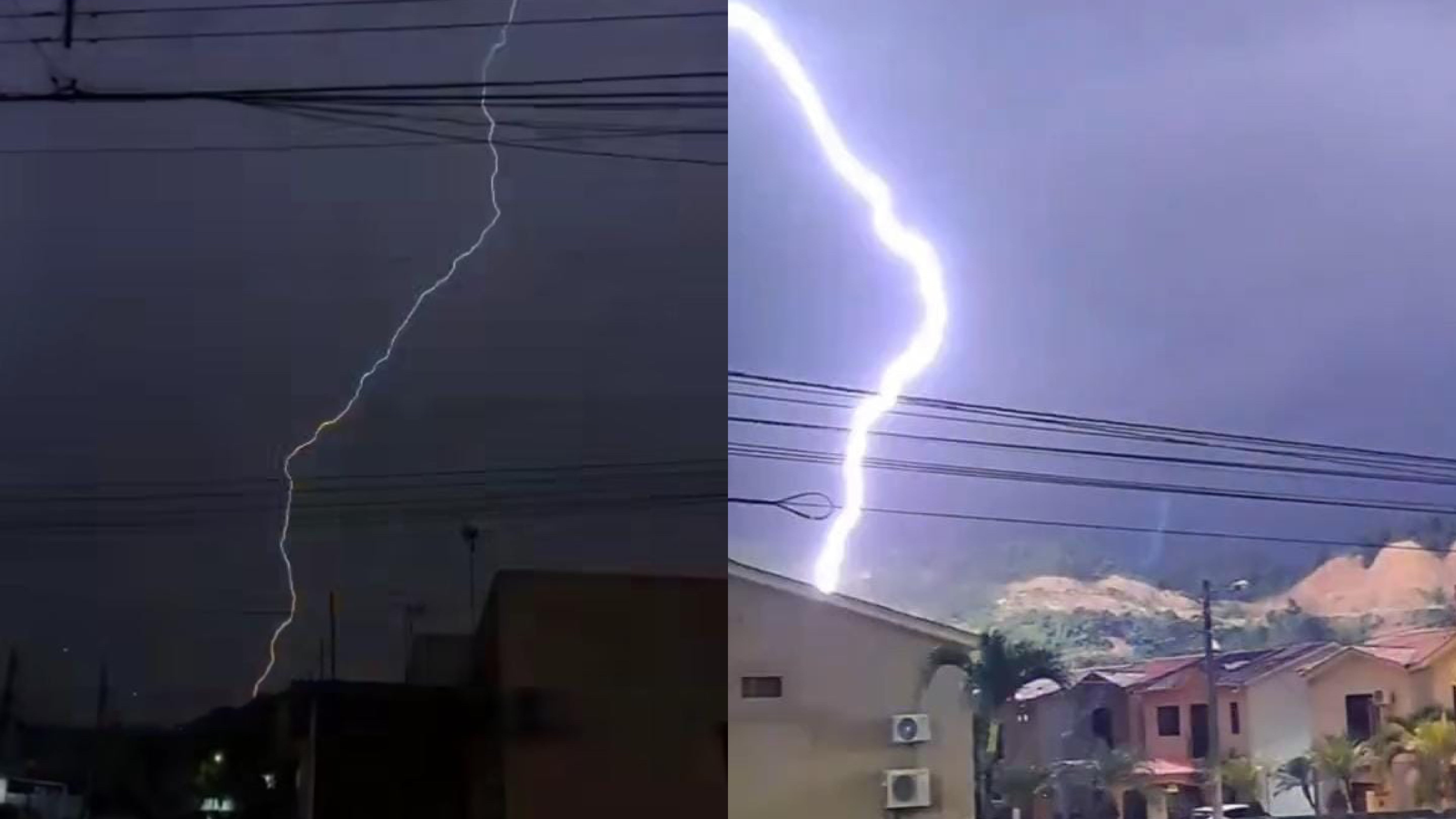 Rayo en urbanización de Guayaquil