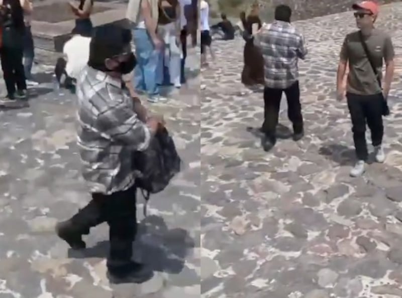 tirador Teotihuacán