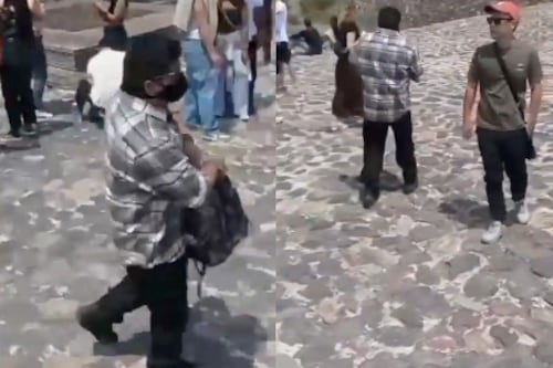 VIDEO: Así llegó el tirador de Teotihuacán caminó entre turistas y luego abrió fuego