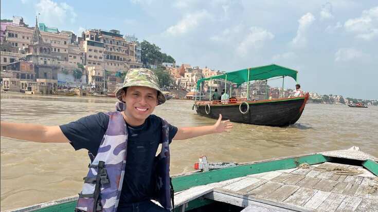 El famoso influencer Óscar Curi reapareció tras rumores de muerte en la India