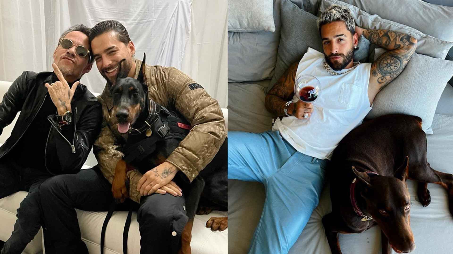 Maluma y Marc Anthony en Quito.