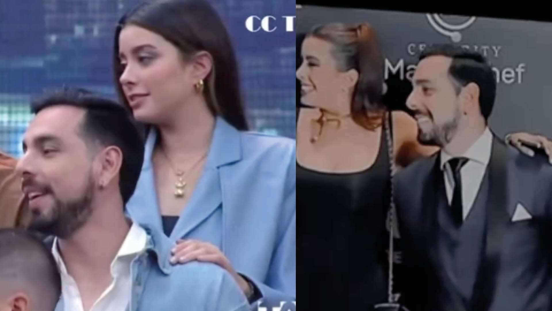 Los 'toquecitos' y 'miraditas' entre Luciana Guschmer y José Andrés Caballero en la final de MasterChef Celebrity