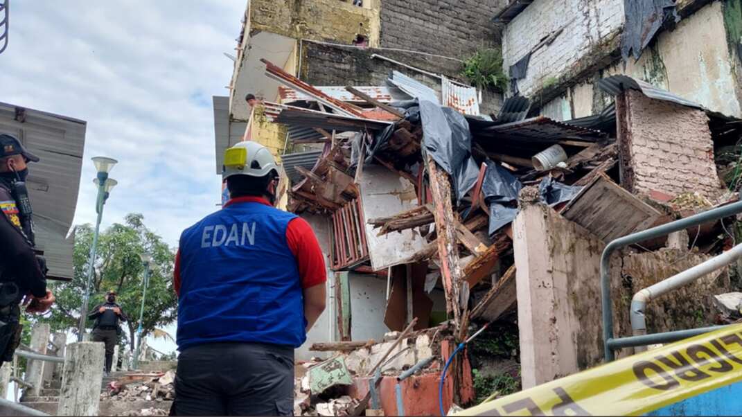 El Coe Cantonal en Guayaquil atendió las emergencias reportadas por la lluvia