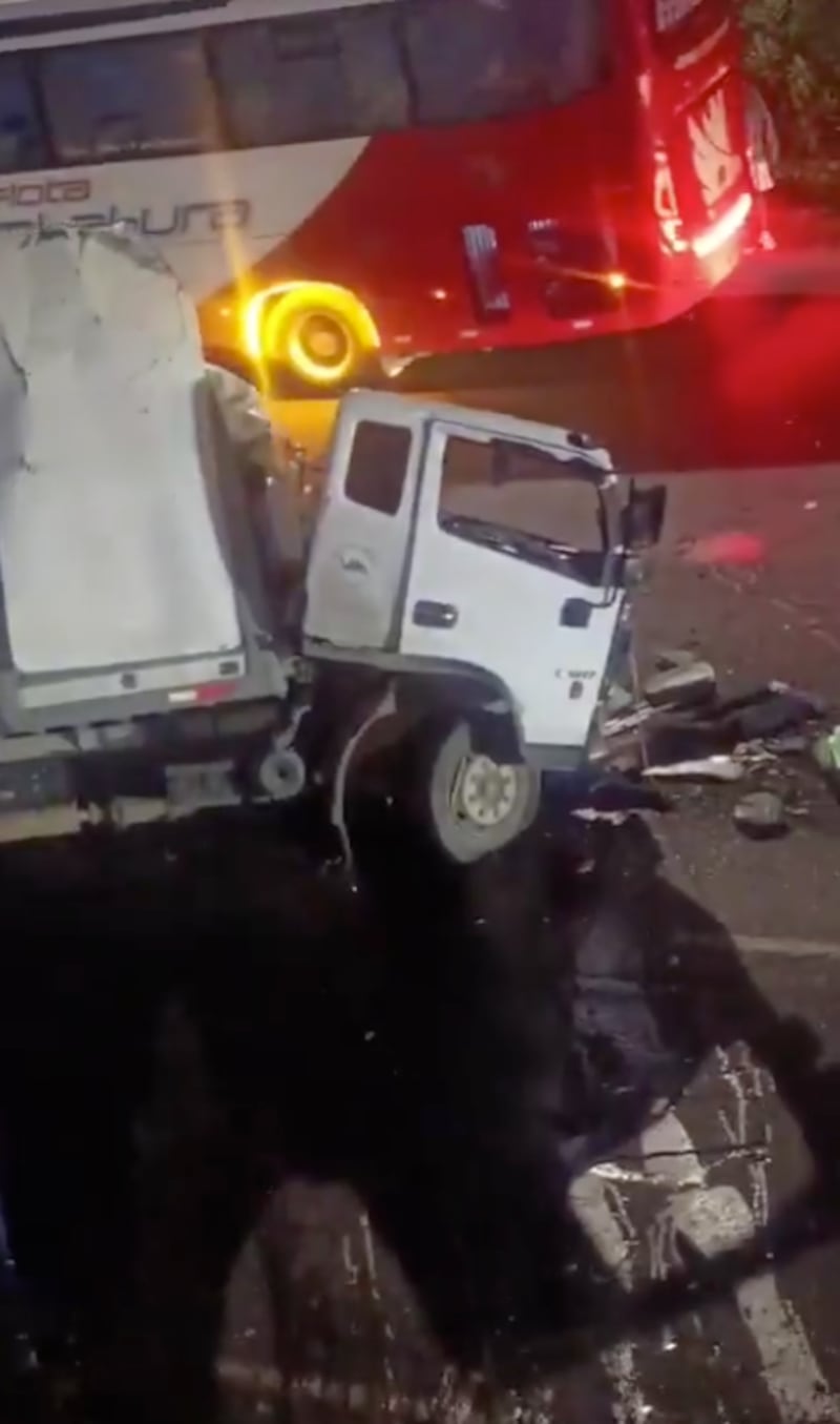 Fatal accidente en Tambillo.