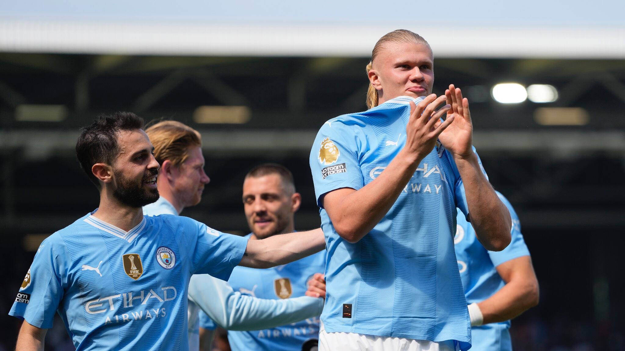 Erling Haaland con el Manchester City