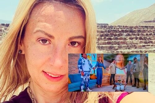 Mafe Walker no para, presentadores no pudieron contener la risa al escucharla hablar