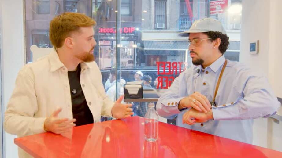 Ibai Llanos y Bad Bunny.