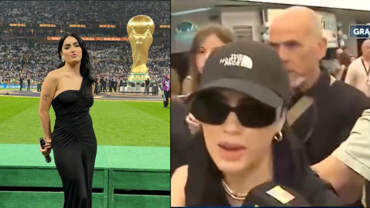 Lali Espósito en el Mundial 2022