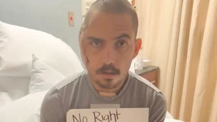 Vivió un momento angustiante. Agradece estar sano