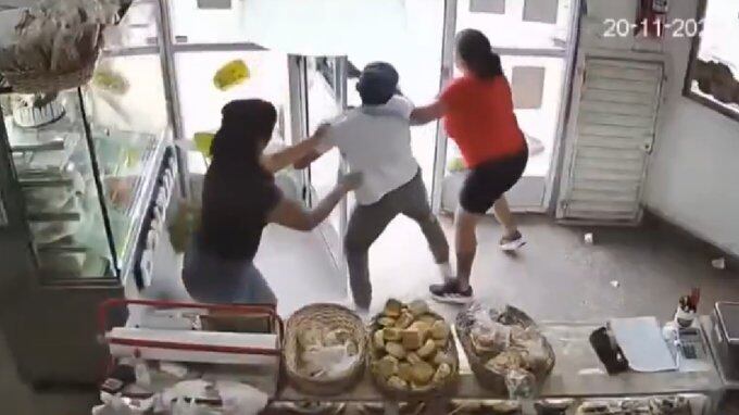Empleadas de panadería en Lanús enfrentan a delincuentes y frustran un robo armado.