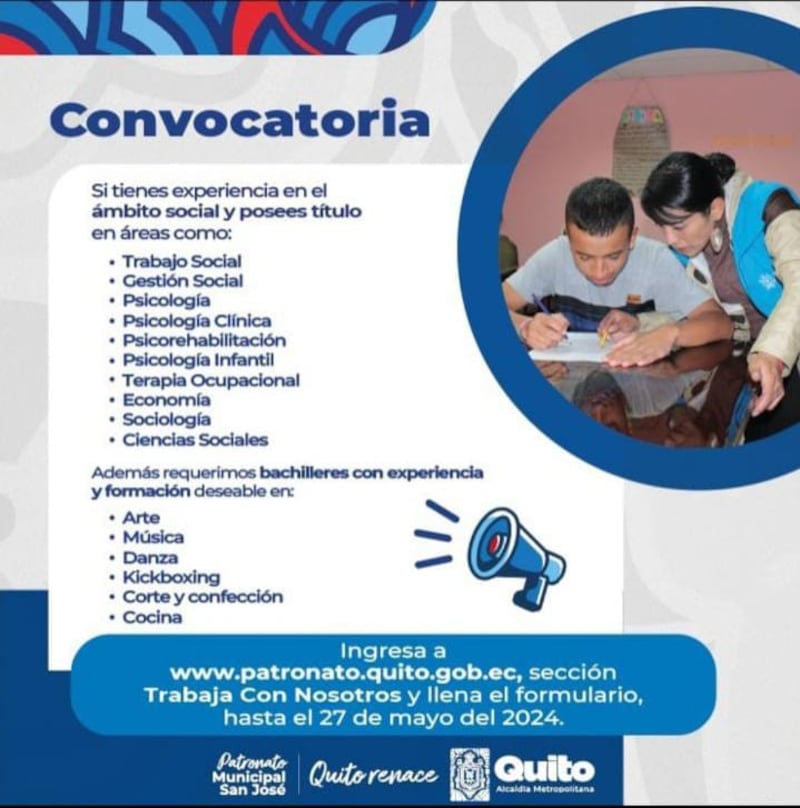 Vacantes laborales en Quito