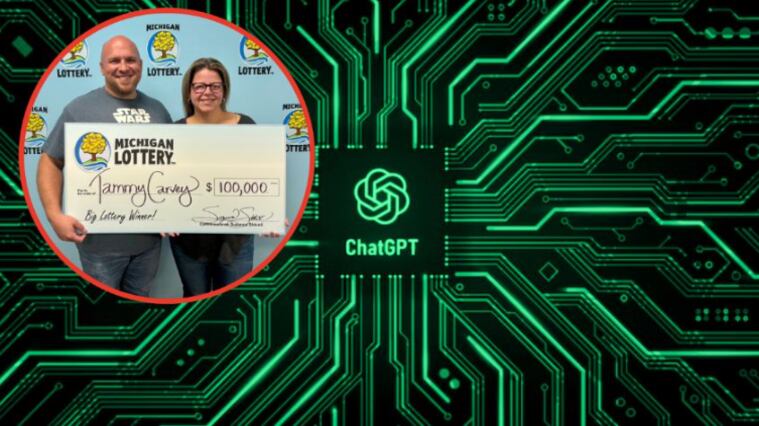 Mujer gana premio millonario gracias a “consejo” de ChatGPT sobre su billete de lotería