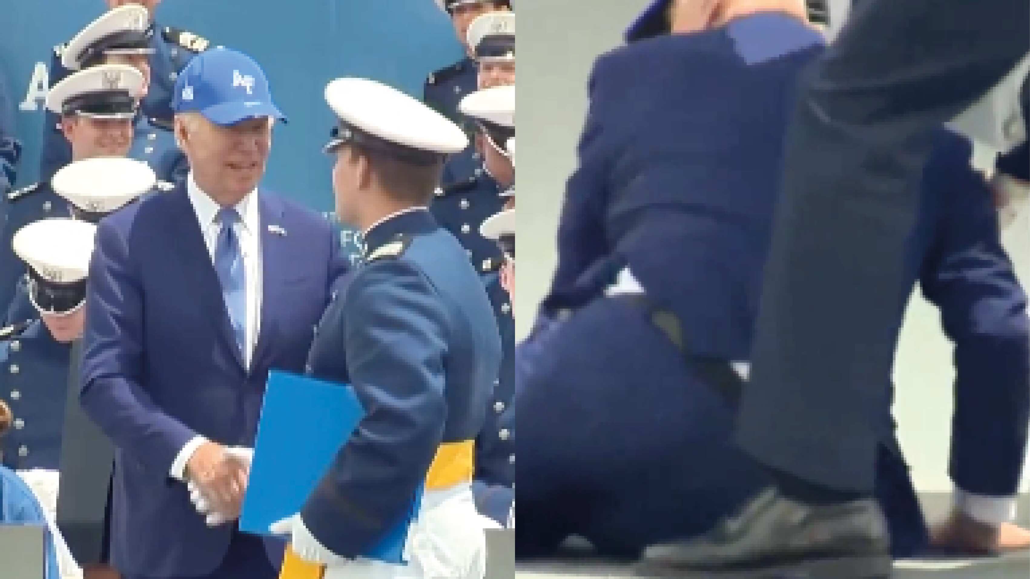 Presidente Joe Biden sufre una caída