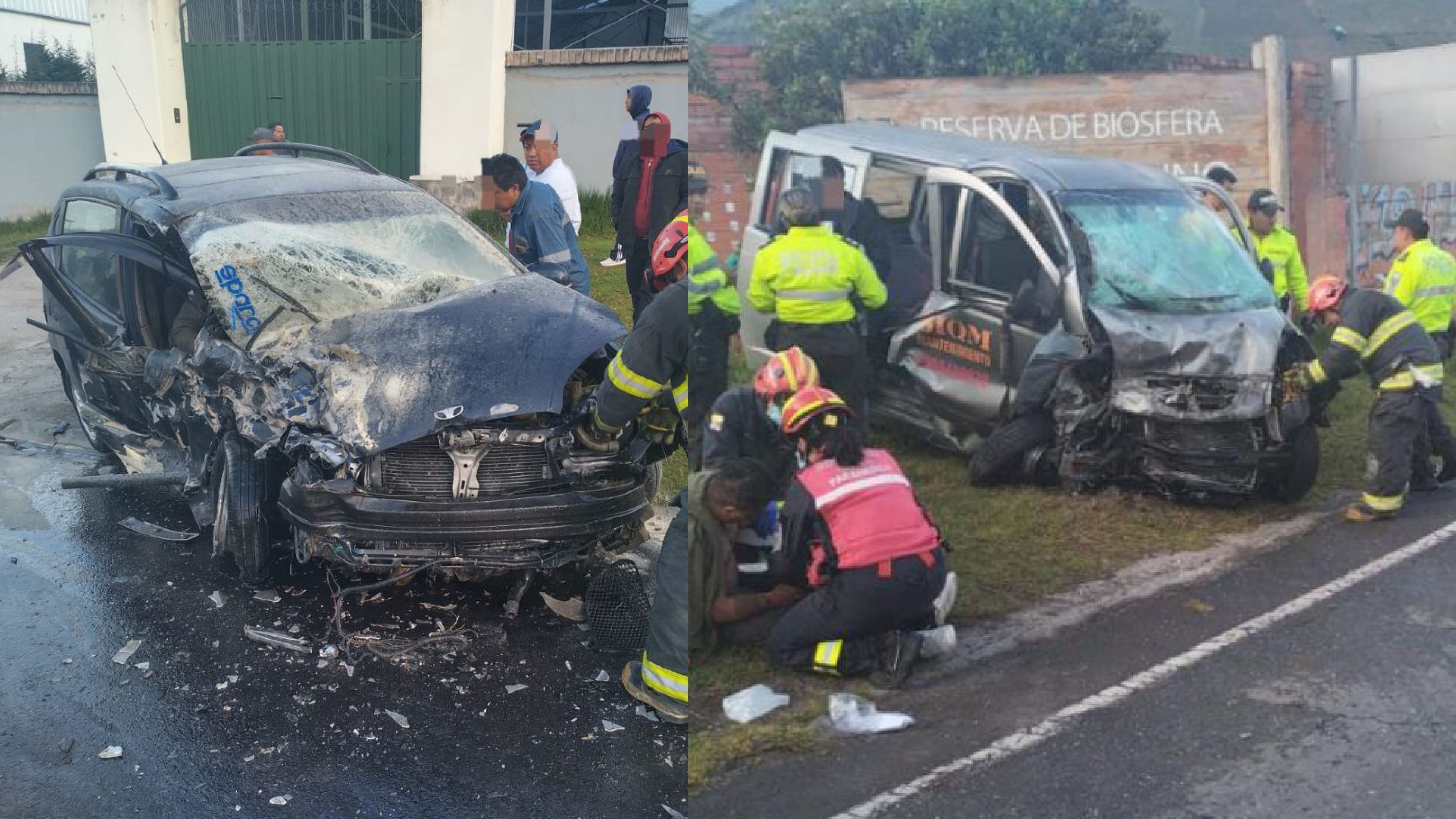 Quito: Fatal accidente en la Y de Calacalí dejó cuatro fallecidos y cuatro heridos