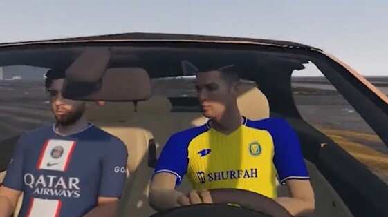 Messi y Ronaldo videojuego