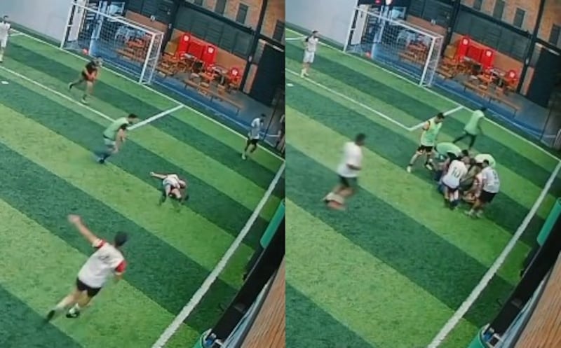 chilena fútbol accidente