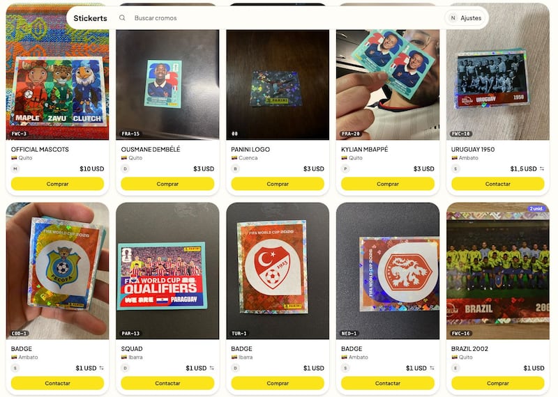 Stickerts: la app creada por un ecuatoriano que revoluciona el intercambio de cromos - Fuente: Nicolás Baquero