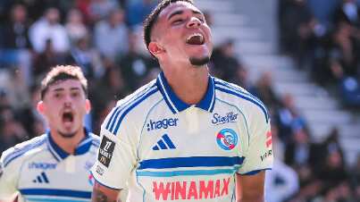 Kendry Páez rompe redes en Francia y celebra su primer tanto europeo