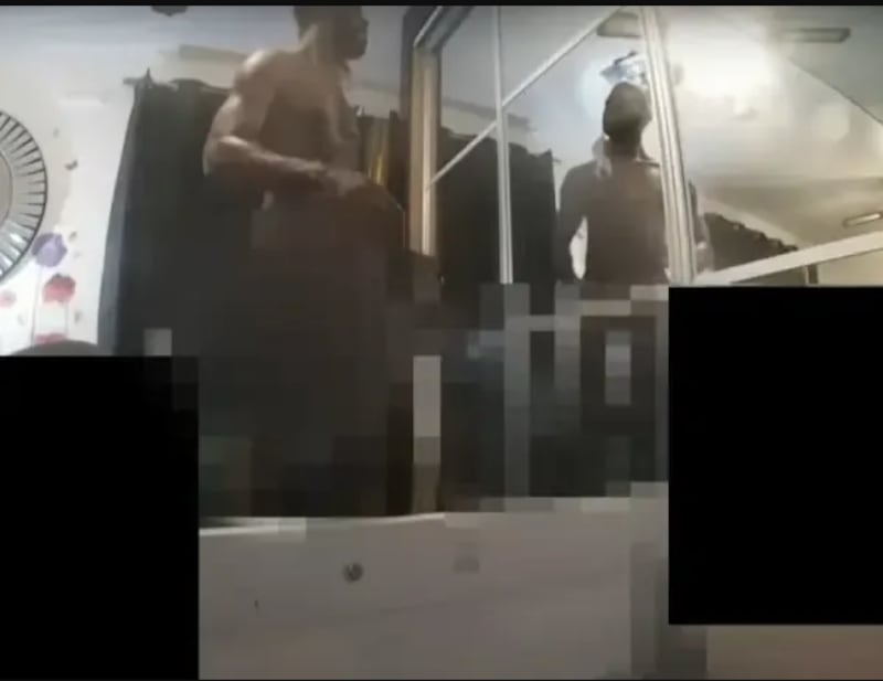 Captura del video de Yostin Andrés Mosquera bailando tras el crimen