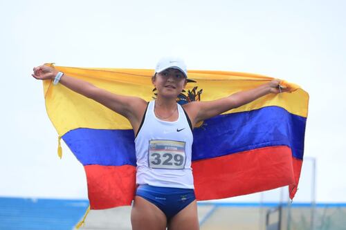 Glenda Morejón buscará que la Copa Internacional de Marcha se quede en Ecuador