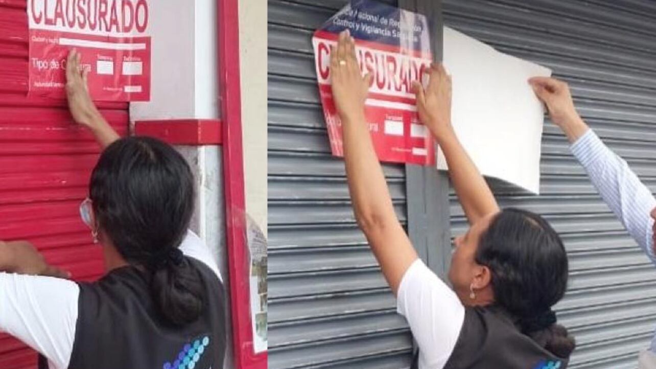 ARCSA Clausura dos supermercados en Ibarra