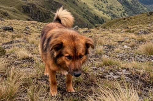 Lo que se sabe de Jachi, el perrito que cuidó a Lucas Campaña en el cerro Puñay