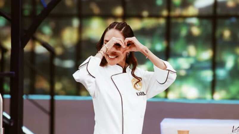 Karol Noboa dejó claro su habilidad especial en MasterChef Celebrity.