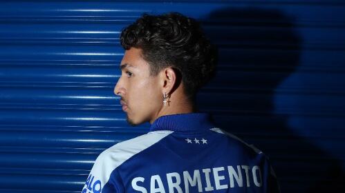 Jeremy Sarmiento con la camiseta del Ipswich Town