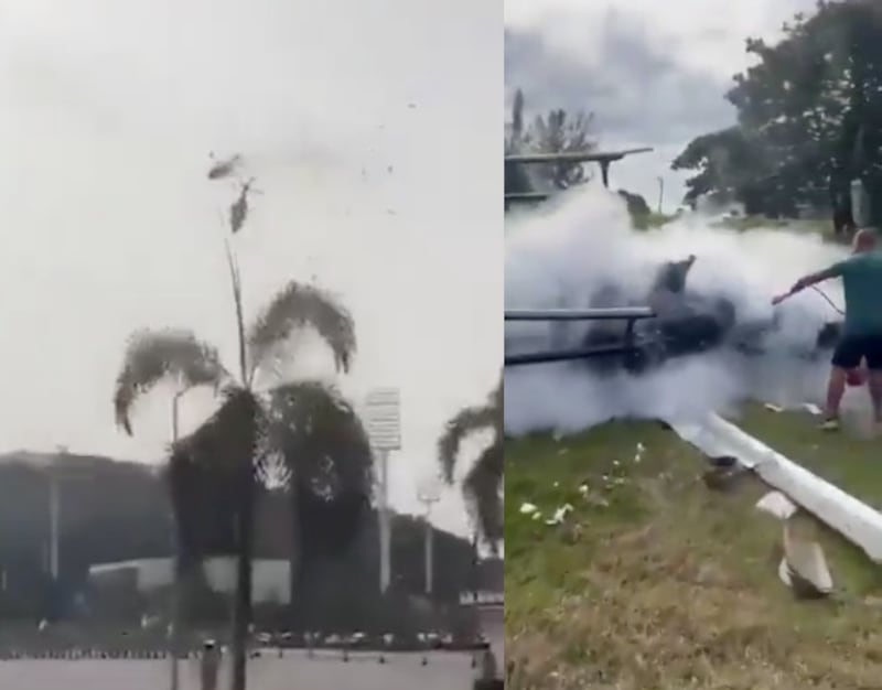 accidente aéreo en Río de Janeiro