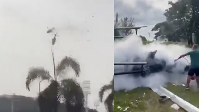 accidente aéreo en Río de Janeiro