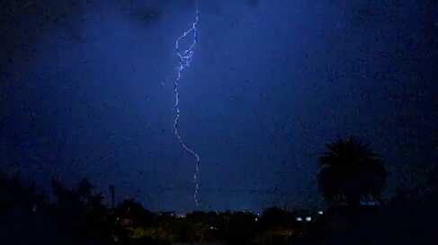 Tormenta eléctrica en Tumbaco.