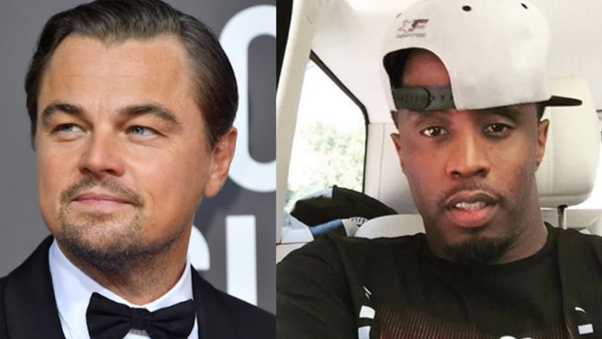 Leonardo DiCaprio y P. Diddy fiesta