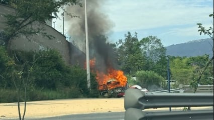 Accidente en la Ruta Viva